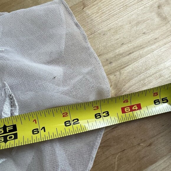 Anthropologie BHLDN Belize Embroidered A-Line Long-Sleeve V-Neck Gown Size 18 - Picture 15 of 16